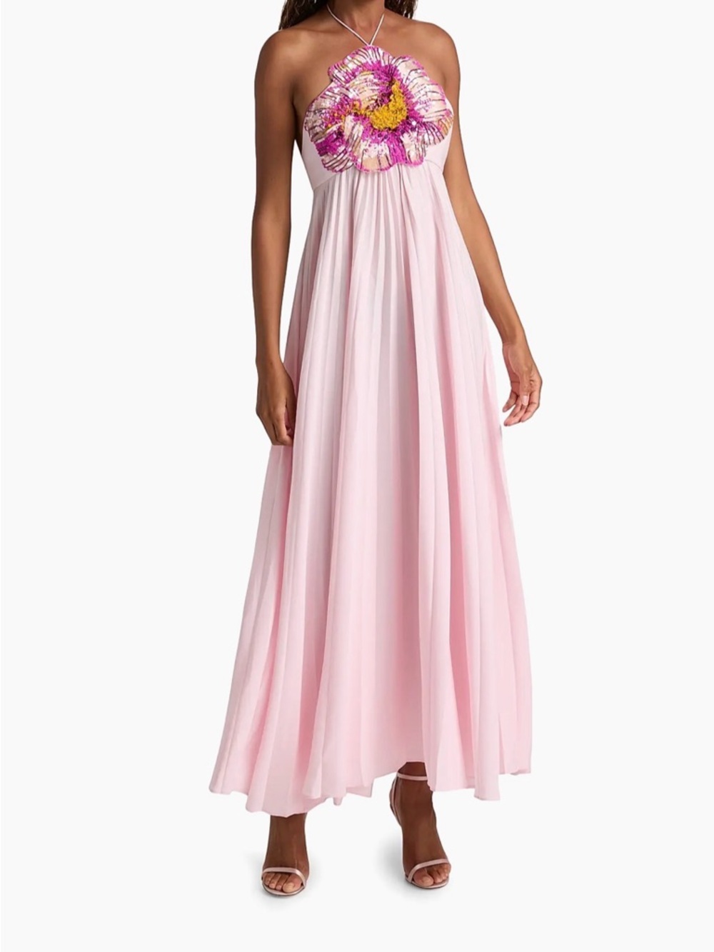 Acler Brewood Sequined Floral-Appliqué Maxi Dress - Picture 4 of 4